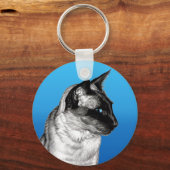 Pencil Siamese Sleutelhanger (Voorkant)