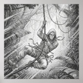 Pencil Sketch Adventure Poster (Voorkant)