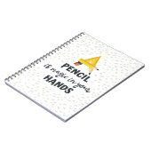 Pencil Sketch Spiral Foto Notitieboek (Linkerzijde)