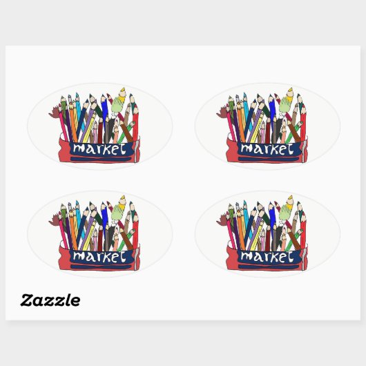 pencil stickers (Vel)