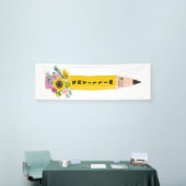 Pencil Sunflower Classroom Banner (Beurs)