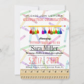 Pencil Teacher Afstuderen Invitation Kaart (Voorkant)