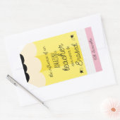 Pencil Teacher Appreciation Gift Sticker (Envelop)