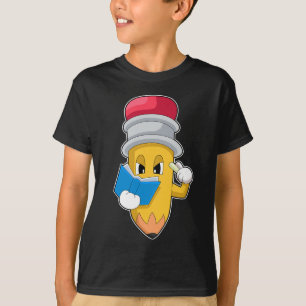 Pencil Teacher Book School T-shirt