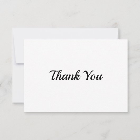 Pencil Teacher Name Thank You Card Bedankkaart (Achterkant)