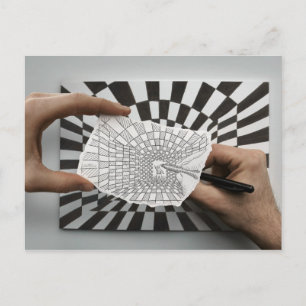 Pencil Vs Camera - Geometrie Briefkaart