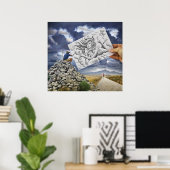 Pencil Vs Camera - Godin Poster (Thuiskantoor)