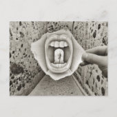 Pencil Vs Camera - Mouth Briefkaart (Voorkant)