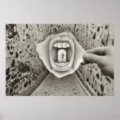 Pencil Vs Camera - Mouth Poster (Voorkant)
