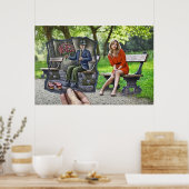 Pencil Vs Camera - Saint Valentijn Gentleman Poster (Keuken)