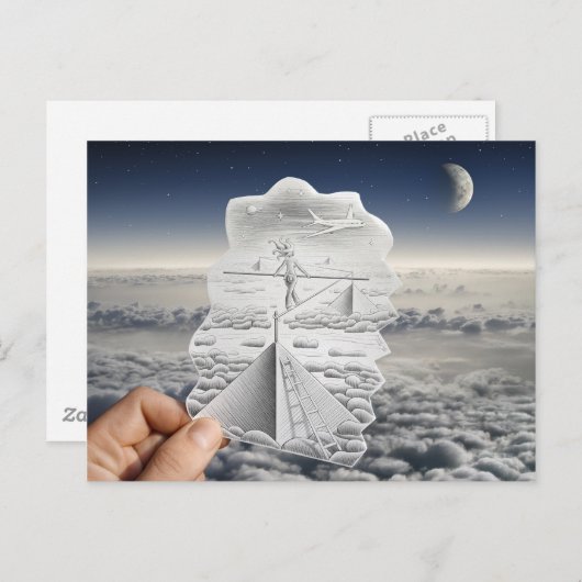 Pencil Vs Camera - Tightrope Walker Briefkaart (Voorkant / Achterkant)