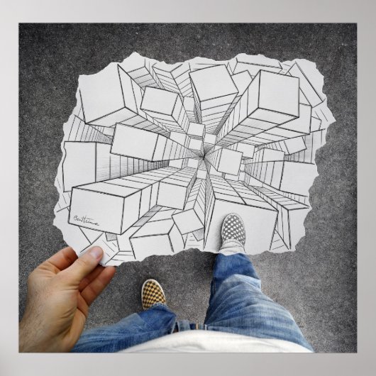 Pencil Vs Camera - Vertigo Poster (Voorkant)