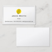 Pencil Yellow Dot Freelance Writer Visitekaartje (Voorkant / Achterkant)