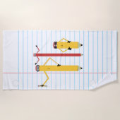 Pencils Beach Towel Strandlaken (Voorkant)