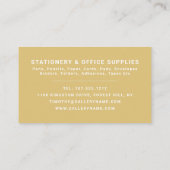 Pencils, benodigdheden voor kantoorbenodigdheden,  visitekaartje (Achterkant)