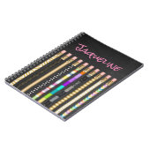 Pencils en borden, speciaal aangepast Notitieboek (Linkerzijde)