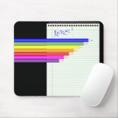 Pencils en laptops muismat (Met muis)