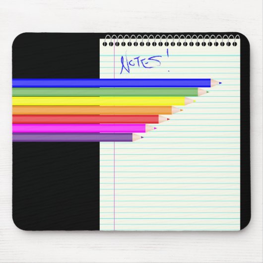 Pencils en laptops muismat (Voorkant)