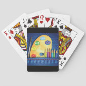 Pencils en penseelspeelkaarten pokerkaarten (Achterkant)