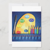 Pencils en penseeluitvindingen kaart (Voorkant)