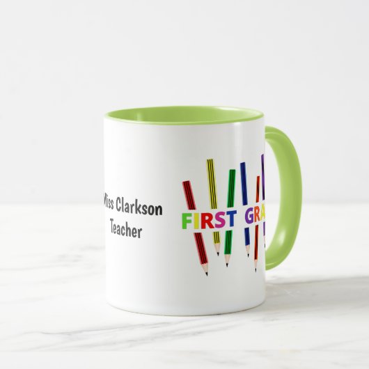 Pencils First Grade  Teacher Mok (Voorkant rechts)