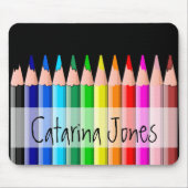 Pencils - Gepersonaliseerd Muismat (Voorkant)