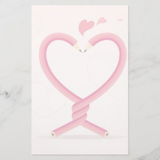 Pencils in Love Briefpapier (Voorkant)