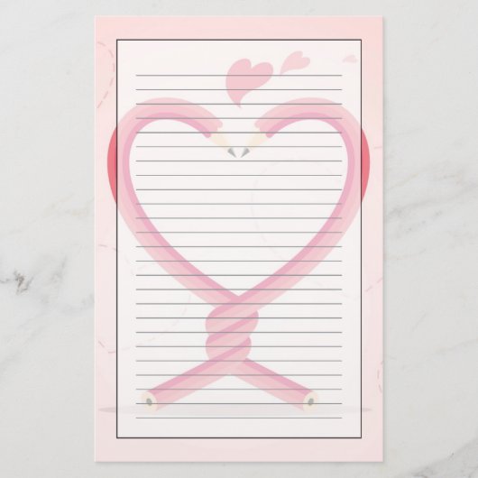 Pencils in Love Briefpapier (Voorkant)