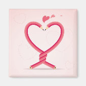 Pencils in Love Magneet (Voorkant)