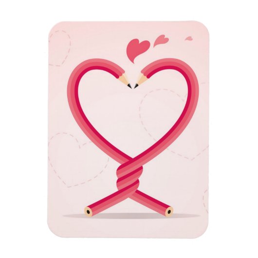 Pencils in Love Magneet (Verticaal)