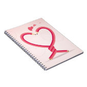 Pencils in Love Notitieboek (Rechterzijde)