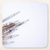 Pencils Kartonnen Onderzetters (Voorkant)