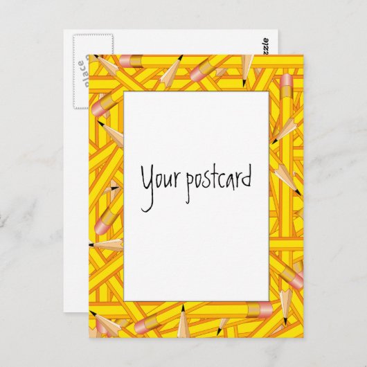 Pencils Lijsten Briefkaart (Voorkant / Achterkant)