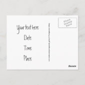 Pencils Lijsten Briefkaart (Achterkant)