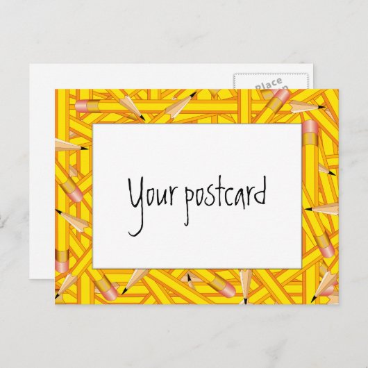 Pencils Lijsten Briefkaart (Voorkant / Achterkant)