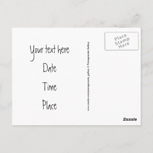 Pencils Lijsten Briefkaart (Achterkant)