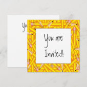 Pencils Lijsten Kaart (Voorkant / Achterkant)