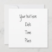 Pencils Lijsten Kaart (Achterkant)