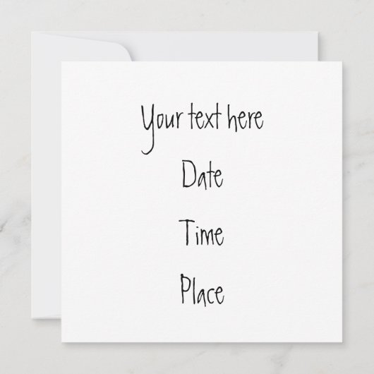 Pencils Lijsten Kaart (Achterkant)