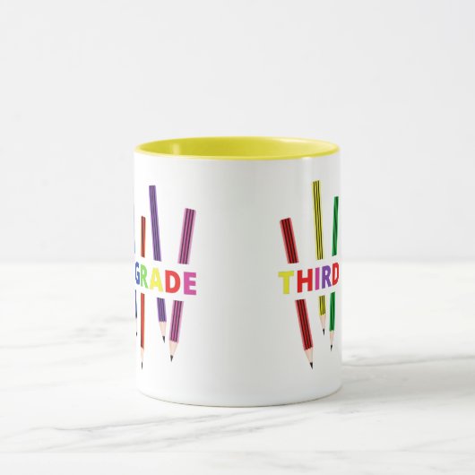 Pencils Mok derde klas leraar (Midden)