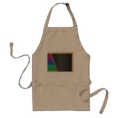 Pencils op een Blackboard Apron Standaard Schort (Voorkant)