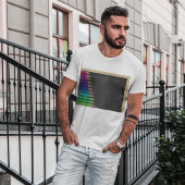 Pencils op een Mannen T-shirt van het bord