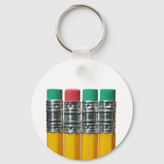 Pencils over wit sleutelhanger (Voorkant)