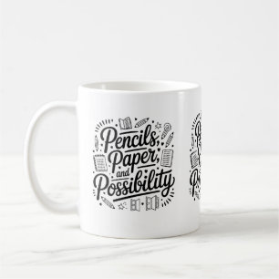 Pencils, Paper en Mogelijkheden mok
