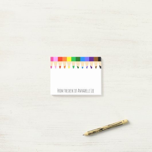  Pencils Post-it® Notes (Op bureau)