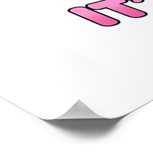 Pencils Up It's Glow Time Poster (Hoek)