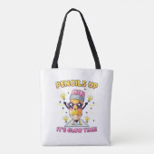 Pencils Up It's Glow Time Tote Bag (Achterkant)