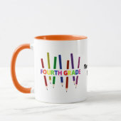 Pencils Vierde graad lerarenMok Mok (Links)