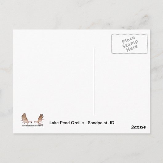 Pend Oreille Briefkaart (Achterkant)