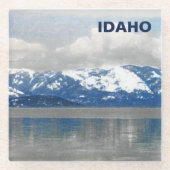 Pend Oreille Glazen Onderzetter (Voorkant)